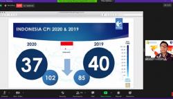 Indeks Persepsi Korupsi Indonesia 2020 Turun Jadi 37 Poin, Peringkat 102 di Dunia