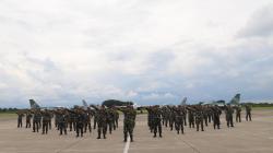 Panglima TNI Tinjau Fasilitas Latihan ACMI di Lanud Iswahjudi Madiun