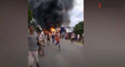 Video SPBU Mini di Madina Sumut Meledak Diduga Korsleting Listrik