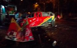 Angkot Terbalik di Tuntungan Medan, 2 Penumpang Tewas dan 3 Luka-Luka