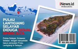 Infografis Fakta-Fakta Pulau Lantigiang Dijual Rp900 Juta