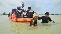 Sungai Wulan Meluap, Ratusan Rumah di Kudus Terendam Banjir