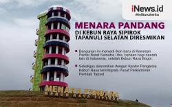 Infografis Menara Pandang di Kebun Raya Sipirok Tapanuli Selatan Diresmikan Hari Ini
