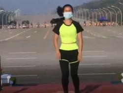 Video Viral Pesenam Cantik Tak Sengaja Rekam Kudeta Militer Myanmar