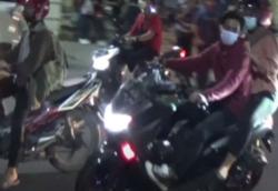 Video Razia Knalpot Motor di Medan, Pengendara Panik hingga Terjatuh