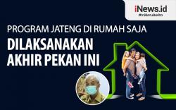 Infografis Program Jateng di Rumah Saja Dilaksanakan Akhir Pekan Ini