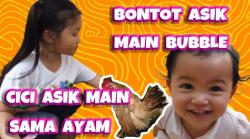 Mengintip Keseruan Cici Thalia Main Bersama Hewan Peliharaan 