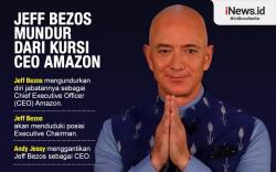 Infografis Jeff Bezos Mundur dari CEO Amazon