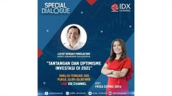Special Dialogue Live di IDX Channel Rabu Pukul 16.00: Tantangan dan Optimisme Investasi di 2021<
