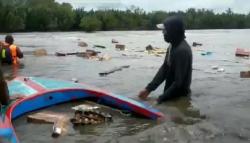 Dikejar Petugas Bea Cukai, Kapal Pengangkut Rokok-Miras Ilegal Kandas di Perairan Nongsa