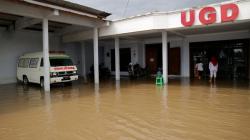 Klinik UGD di Bandar Kedungmulyo Jombang Terendam Banjir