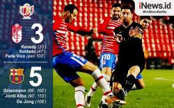 Barcelona Susah Payah Kalahkan Granada di Copa del Rey