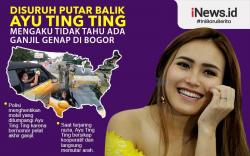 Momen Ayu Ting Ting Kena Razia Ganjil Genap di Bogor