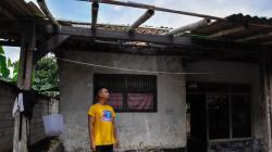 Sejumlah Rumah di Maykanan Lampung Diterjang Puting Beliung