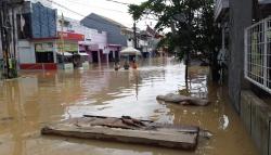 Sungai Cileungsi Meluap, Ratusan Rumah di Bojong Kulur Terendam Banjir