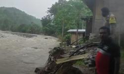 Banjir Bandang di Sikka, 10 Rumah Terancam Roboh akibat Tanggul Sungai Rusak