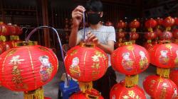 Ribuan Lampion Hiasi Kota Pontianak Meriahkan Perayaan Imlek