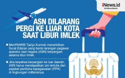 Infografis ASN Dilarang ke Luar Kota saat Libur Imlek