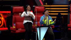 Gara-Gara Naksir Cheryl, Rizky Febian Mati-Matian Bujuk Yura Yunita di Panggung The Voice Kids Indonesia <