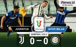 Infografis Juventus ke Final Coppa Italia usai Imbangi Inter Milan