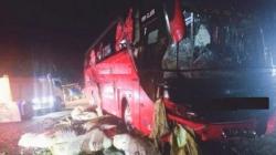 Kecelakaan Bus Tabrak Mobil Barang di Jalan Medan-Banda Aceh, 2 Orang Luka-Luka<