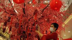 Cantiknya Instalasi Lampion Meriahkan Imlek di Senayan City