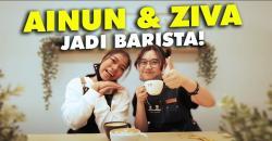 Suka Minum Kopi, Finalis Idol X Ziva Magnolya dan Ainun Irsani Belajar Bikin Latte Art