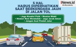 Infografis Tips Berkendara Aman dan Nyaman di Jalan Tol