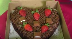 Kue Brownies Hati di Hari Kasih Sayang