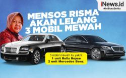 Risma Bakal Lelang Mobil Rolls-Royce dan 2 Mercedes
