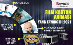 Infografis Deretan Film Animasi Tayang Tahun Ini