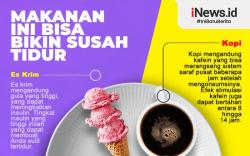 Infografis Makanan Penyebab Susah Tidur