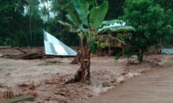 Banjir Bandang Sapu 3 Desa di Touna, 8 Rumah Hanyut dan Puluhan Warga Mengungsi<
