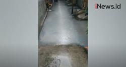 Video Banjir Air Berwarna Putih Kepung Permukiman Warga Sunter Jaya