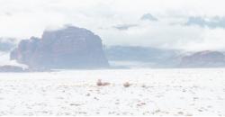 Sebagian Wilayah Arab Saudi Diselimuti Salju Jumat Ini