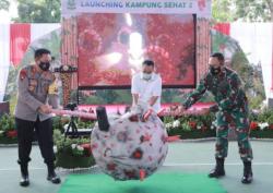 Polda NTB Terjunkan Batalion Vaksinator pada Lomba Kampung Sehat Jilid 2