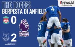 Infografis Everton Pesta di Markas Liverpool