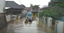 Video Sejumlah Wilayah Di Karawang Masih Terendam Banjir, Begini Penampakannya<