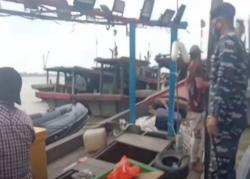 Video Petugas Amankan Penyelundupan TKI di Perairan Asahan Sumut