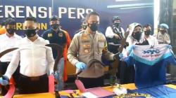 2 Geng Motor di Cirebon Tawuran, 14 Orang Ditangkap dan Belasan Senjata Tajam Disita<