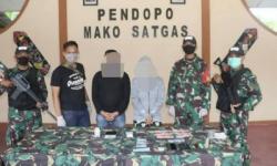 Sweeping di Perbatasan Indonesia-Malaysia, Satgas TNI Temukan Pelintas Bawa Sabu
