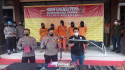 5 Perampok Spesialis Minimarket di Karawang Diringkus, 3 Ditembak