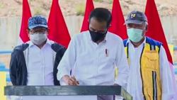 Resmikan Bendungan Napun Gete di Sikka, Jokowi Optimistis NTT Akan Makmur