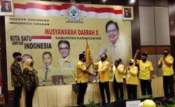 Terpilih Aklamasi, Putra Tunggal Bupati Juliyatmono Pimpin Partai Golkar Karanganyar