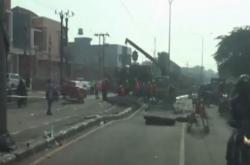 Video Jembatan Penghubung Kabupetan Bekasi dan Karawang Ambles