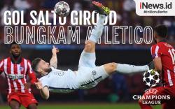 Infografis Gol Salto Giroud Bawa Chelsea Bungkam Atletico