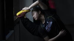 Atlet Wushu Indonesia Latihan Persiapan Kejuaraan Internasional