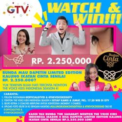 Nonton The Voice Kids Indonesia, Gratis Kalung Ikatan Cinta Buat Bunda!