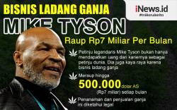 Infografis Bisnis Ganja yang Bikin Mike Tyson Raup Rp7 Miliar Per Bulan