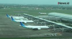 Video Sejumlah Pesawat Boeing 777-300 Milik Garuda Masih Beroperasi